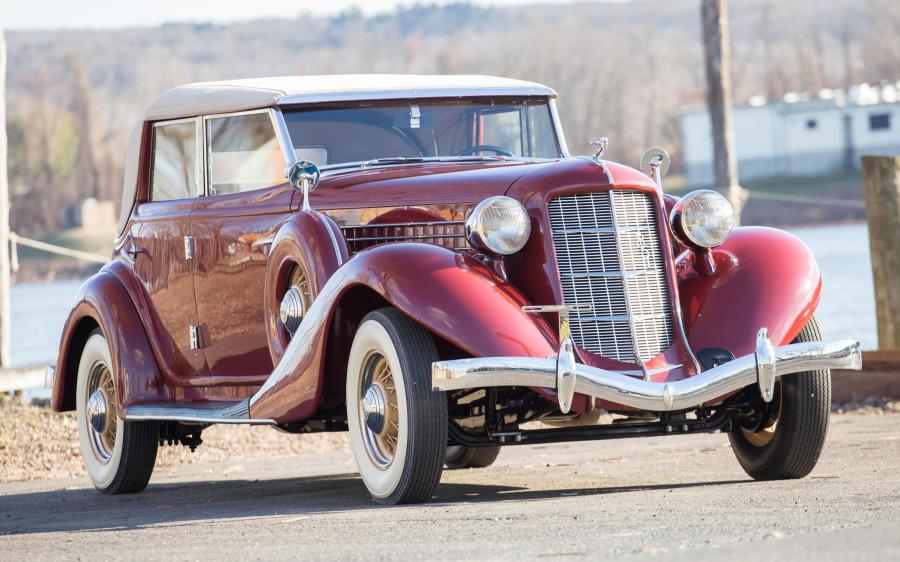 Auburn 851 Custom Dual Ratio Phaeton '1935